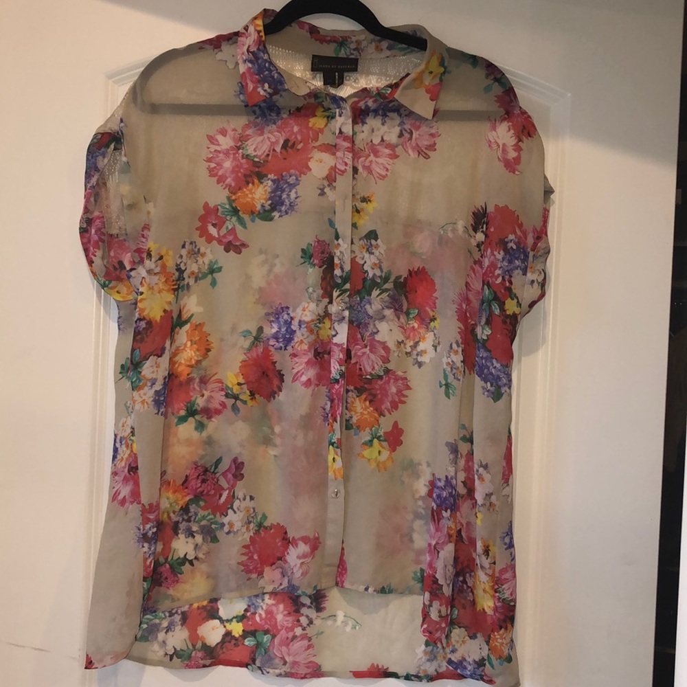 Floral Sheer Blouse